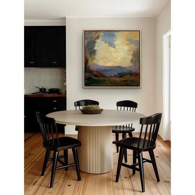 2020s Framed Abstract Acrylic Painting Titled Cloud Animals For Sale - Image 5 of 7