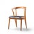 Bertha Schaefer for Singer & Sons Mid Century Italian Walnut Dining Chairs - Set of 4 For Sale In Chicago - Image 6 of 11