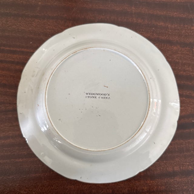 19th Century Wedgwood Stone China Chinoiserie Plate For Sale - Image 9 of 9