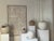 Dimensions: W 18.5 in x D 17.3 in x H 15.7 in Material: Stoneware Finishing: Glazed Color: Beige and White Signature:...