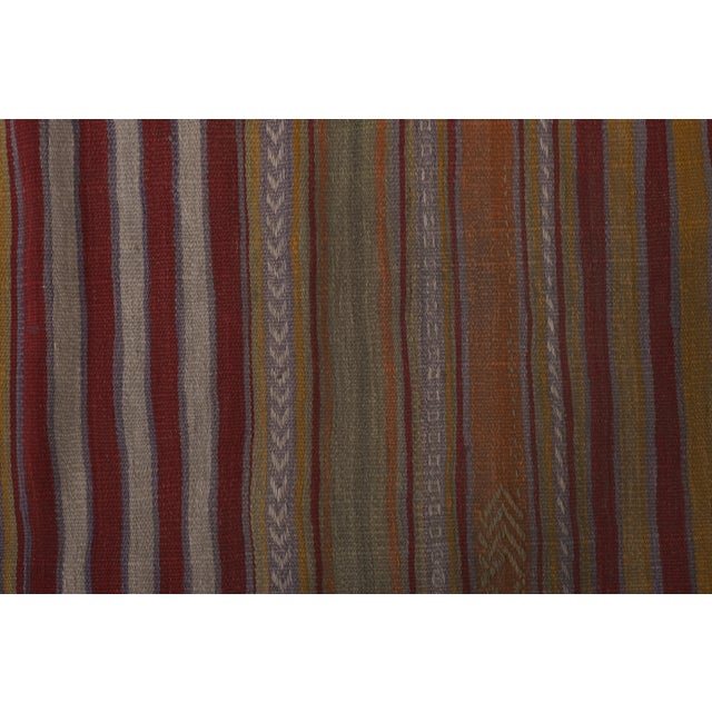 1960s Turkish Striped Kilim Runner Rug 2'2'' X 17'2'' For Sale In Philadelphia - Image 6 of 13