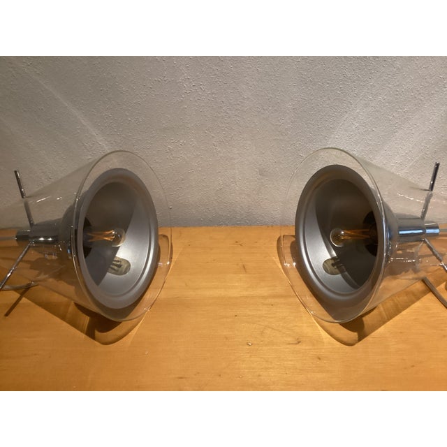 1990s Flute Lights by Franco Raggi for Fontana Arte, 1990, Set of 2 For Sale - Image 5 of 6