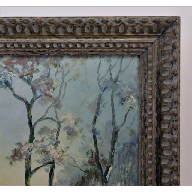 1930s Elmer Berge, Winter Landscape, Circa 1935 For Sale - Image 5 of 6