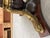 Empire Brass and Onyx Table, 1950s For Sale - Image 9 of 11