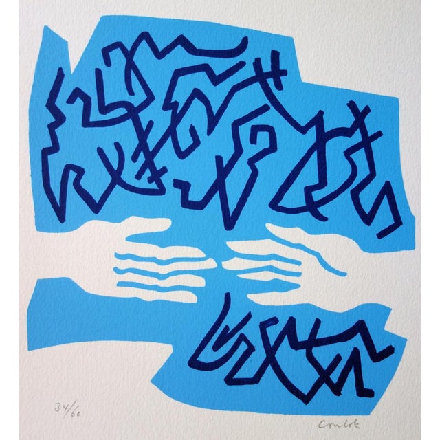 Jean COULOT (1928-2010) Friendship Original color silkscreen print Signed in pencil Limited edition of 60 copies (the...