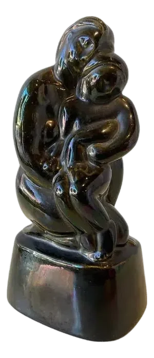 1920s Arko Ceramic Sculpture by N. Berger Entitled Maternity
