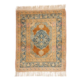 Haji Jalili Antique Persian Tabriz Rug - 04'00 X 04'11 For Sale
