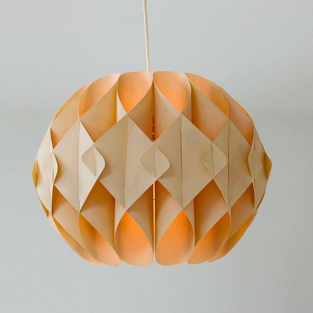 Butterfly Pendant Lamp by Lars Schiøler for Hoyrup Denmark For Sale - Image 5 of 11