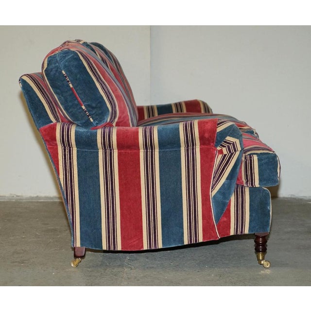Set of Signature Scroll Arm Sofas from Howard & Sons For Sale - Image 16 of 18