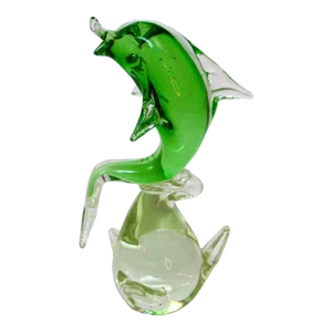 Mid-Century Murano Glass Sculpture Fish Italian Design 1960s