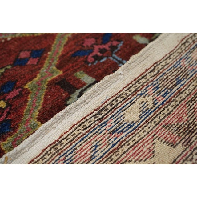 Antique Karajeh Heriz Rug 3'0'' X 9'7'' For Sale - Image 9 of 9