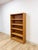 Mid-Century Modern Vintage MCM Light Oak Bookshelf, Five Shelf With Rounded Edges, Rustic Bookcase For Sale - Image 3 of 13