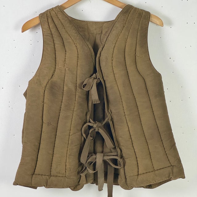 1940s Vintage 1940s Miller Kapok 'Life Save Vest', by the American Pad & Textile Co For Sale - Image 5 of 13