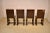 19th Century 19th Century Set of 4 English Oak Parquetry Chairs For Sale - Image 5 of 12