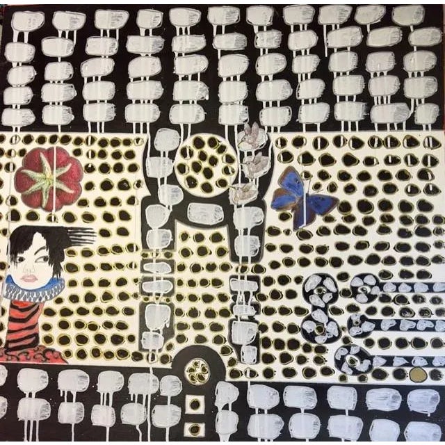 Hummingbird III a Contemporary Collage by Susan Cohen For Sale