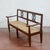 18th Century Style Bench with Raffia and Straw Seat For Sale - Image 4 of 15
