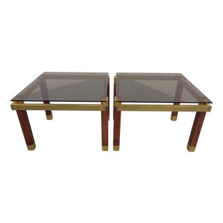 French Side Tables, 1970s, Set of 2 For Sale