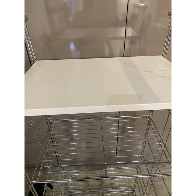 Vintage Chrome Modular Wall-Mounted Desk Unit, 1970s For Sale - Image 12 of 18