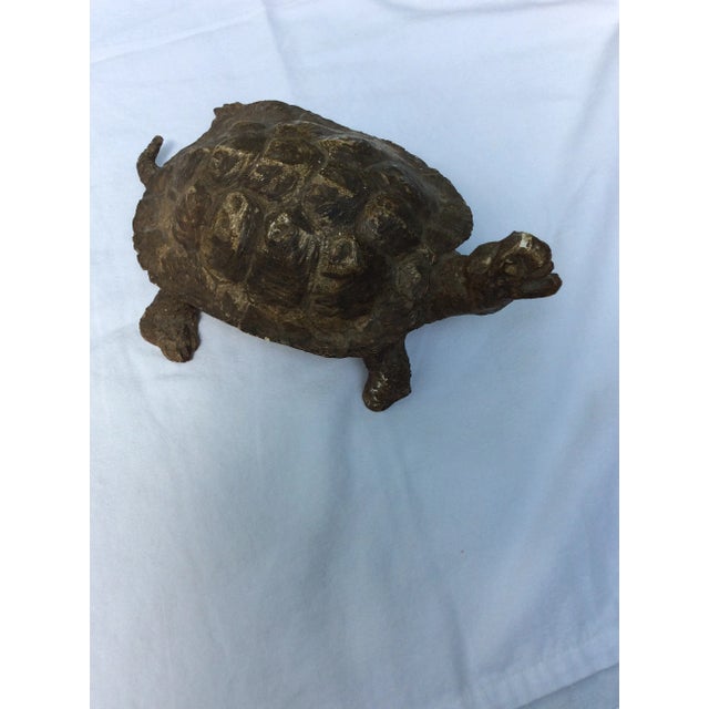 Mid 20th Century Clay Turtle, Signed on Bottom For Sale - Image 9 of 9