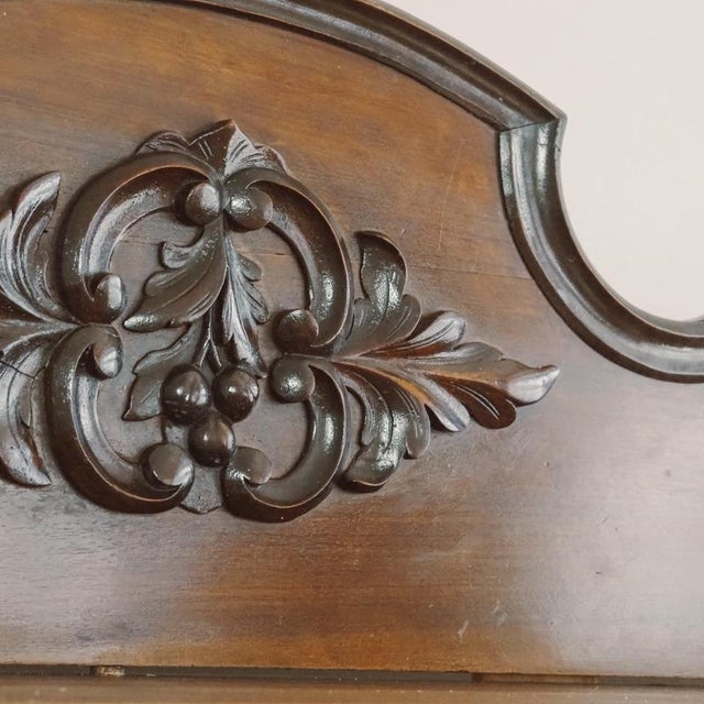 Louis-Philippe Walnut Sideboard with Hutch, 1870 For Sale - Image 13 of 16