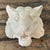 Cream Vintage Fitz and Floyd Tiger Head Wall Wall Pocket For Sale - Image 8 of 12