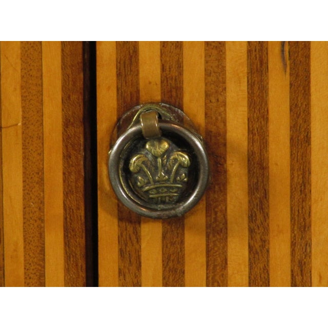 Early 19th Century Regency Inlaid Nightstand For Sale In Boston - Image 6 of 10