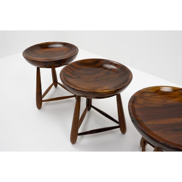 Brown Mocho Stool by Sergio Rodrigues for OCA, 1950s For Sale - Image 8 of 18