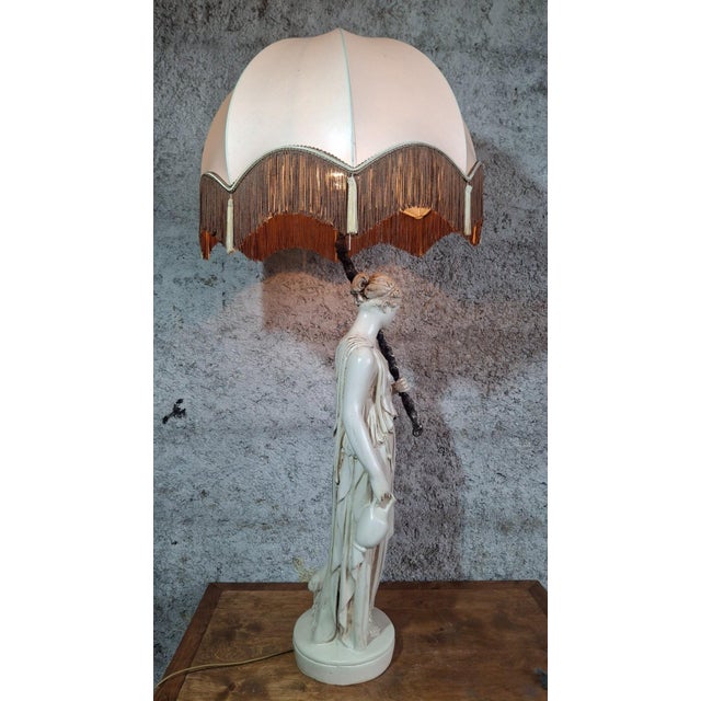 Large Greek Goddess Lamp from Hebe, 1960s For Sale - Image 12 of 14