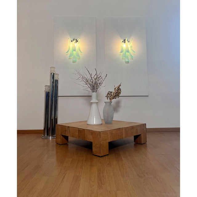 Vintage Italian Murano Wall Lights in the style of Mazzega, 1990, Set of 2 For Sale - Image 17 of 18