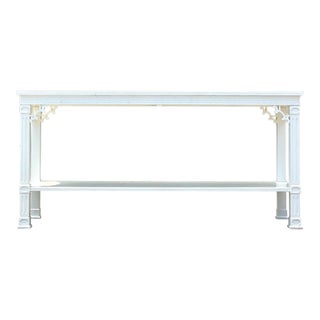 Vintage Regency Fretwork Console Table For Sale