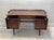 Gorgeous Mainline by Hooker Mid Century Walnut Double Pedestal Floating Top Desk- in very good condition. Stunning example...