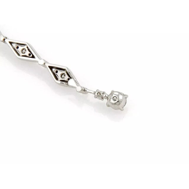 Hearts on Fire Assemblage Diamond 18k White Gold Pendant Necklace For Sale In Miami - Image 6 of 7