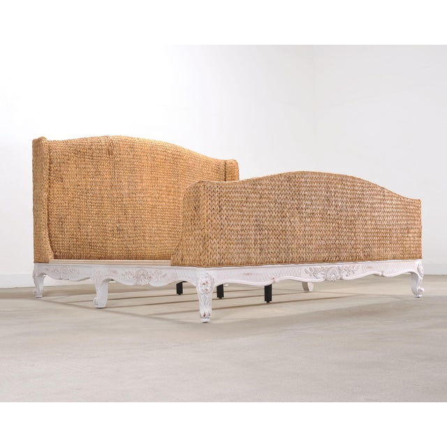 Ralph Lauren Ralph Lauren Organic Woven Seagrass Antibes Bed King-Sized For Sale - Image 4 of 18