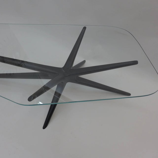 Sputnik Coffee Table Organic Glass, Limited Edition For Sale - Image 4 of 7