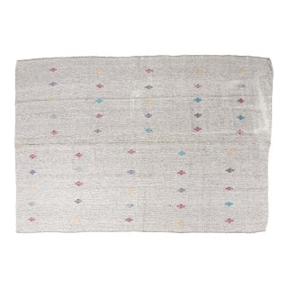 Vintage Turkish Kilim With Colorful Tribal Motifs For Sale