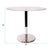2020s Micca Bistro Table in White Marble For Sale - Image 5 of 9