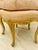 French Provincial 70's Vintage Louis XV Style French Corner Chair Soft Pink For Sale - Image 3 of 9