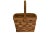 Wood Reed & Wood Basket For Sale - Image 7 of 7