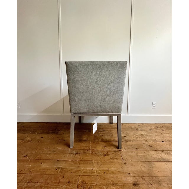 This elegant set of six dining chairs from Bernhardt's acclaimed Linea Collection combines rustic textures with clean...