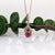 Ruby Pendant W Earth Mined Diamonds in Solid 14k Dual Tone Gold | Oval 6x4mm For Sale - Image 4 of 10
