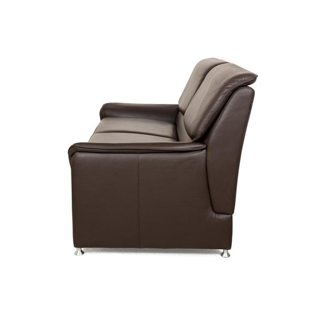 Camaro Leather Two-Seater Sofa in Brown from Laauser For Sale - Image 15 of 16