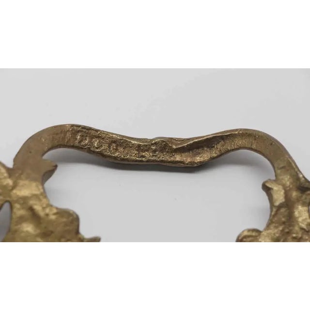 Mid 20th Century Mid 20th Century French Provincial Brass Drawer Pull For Sale - Image 5 of 5