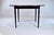 1970s Baker Furniture Faux Bamboo Extendable Dining Table Black Lacquer With Gold Accents For Sale - Image 5 of 14