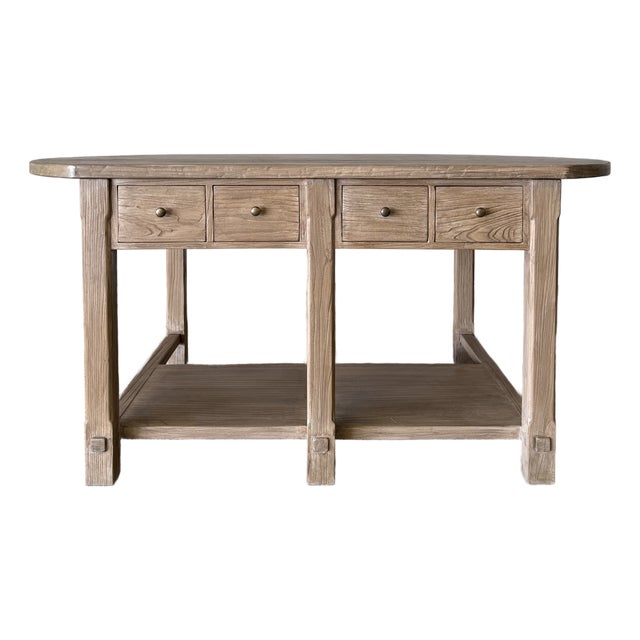 Laguna Elm Wood Island – Large For Sale