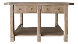 Laguna Elm Wood Island – Large