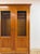 Grange Vintage Wardrobe Grange French Antique Style Locking Bronze Dowel Armoire For Sale - Image 4 of 14