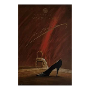 1985 Ruben Alterio Champagne Marquis De Sade Lithograph