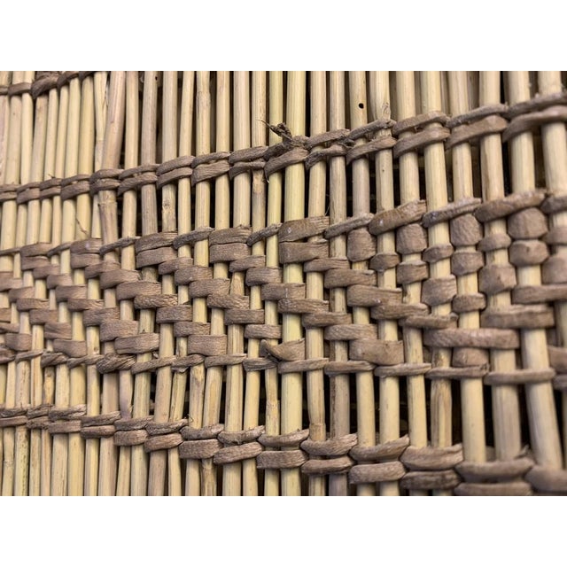 Tuareg Rug in Plant Fibers and Leather, 1990s For Sale - Image 10 of 17