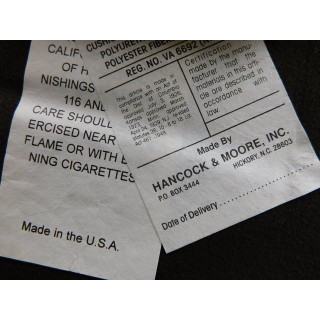 Hancock & Moore Leather Swivel Rocking Arm Club Chair For Sale - Image 9 of 17