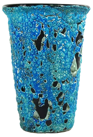 Ceramic Vase bx Charles Cart for Cyclope Emaux Des Glacier, 1960s